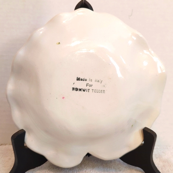 Rare Vintage Bonwit Teller Porcelain Plate Made In Italy - Picture 3 of 4